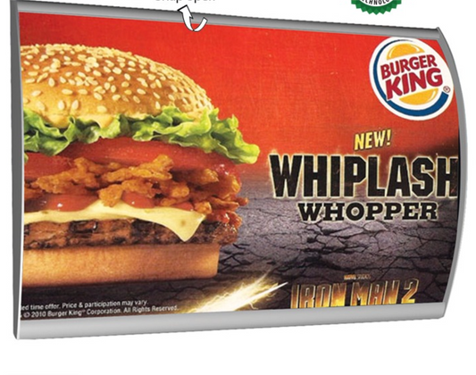 LED Menüboard Leuchtkasten B2 – Einseitig & Gewölbt – 50x70 cm | Innenbereich