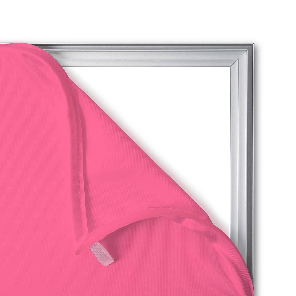 Textilspannrahmen A1 – 22 mm Aluminium Wandrahmen mit Silikonkeder | Einseitig & Elegant